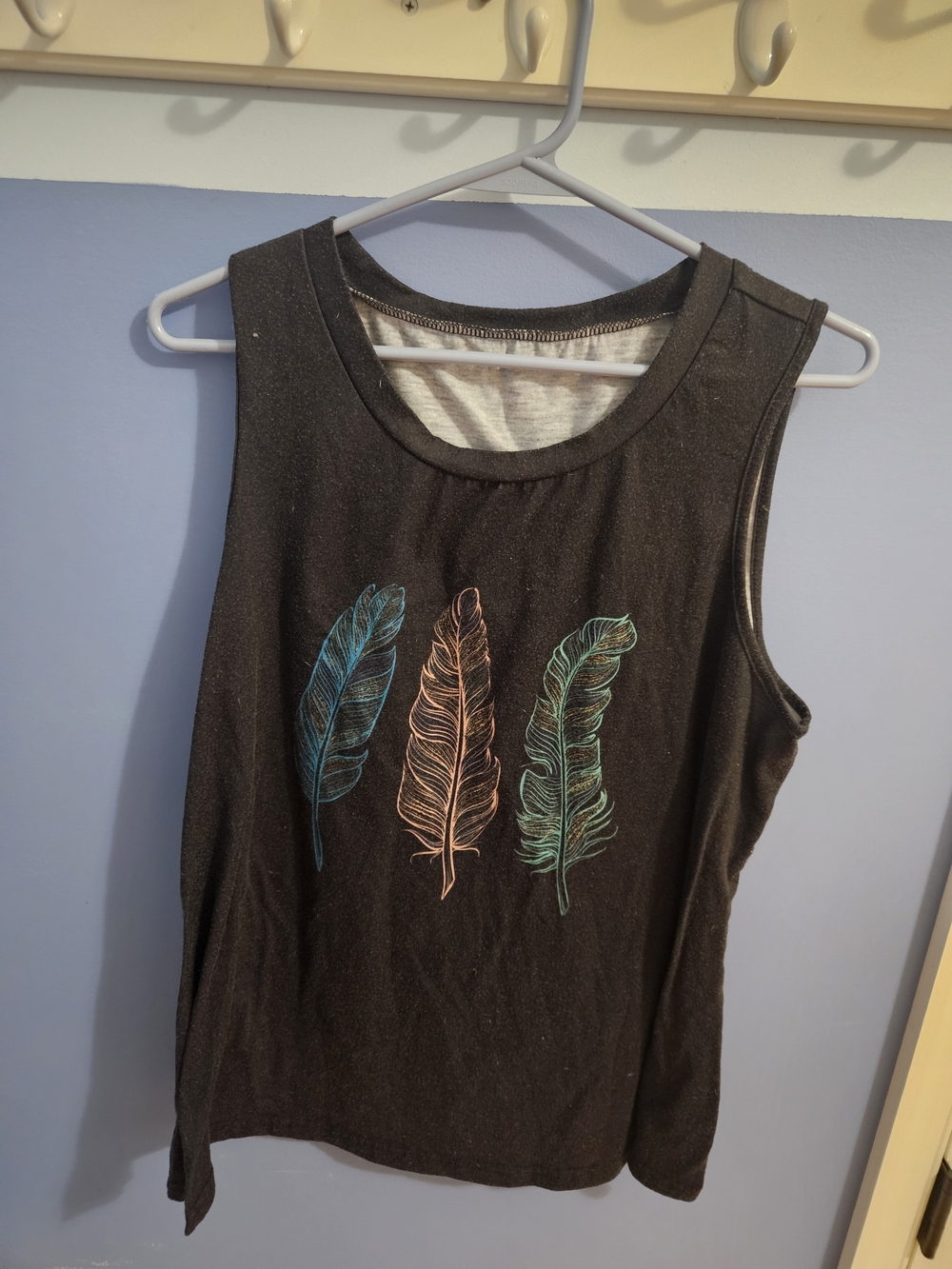 Feather Tank Top Size L